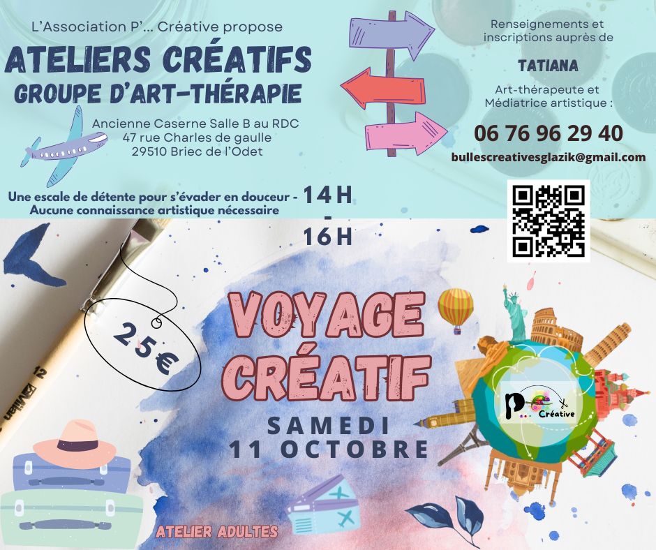 Affiche voyage créatif 11 10 2025