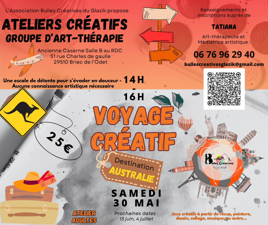 Voyage créatif 30 Mai 2026 Briec